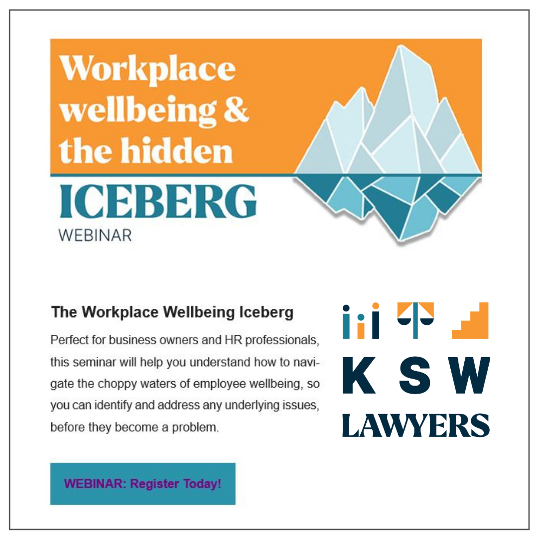 Image for KSW Lawyers offers Webinar on Workplace Wellbeing