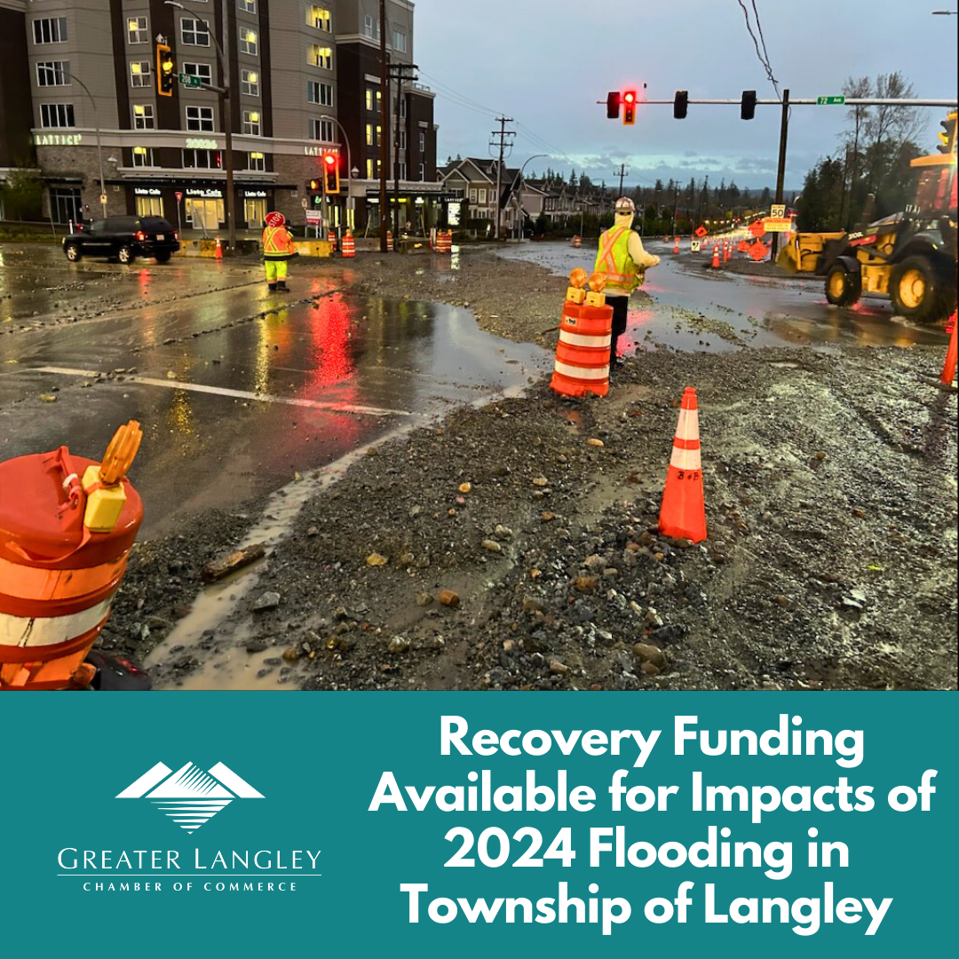 Image for Recovery Funding Available for Impacts of 2024 Flooding in Township of Langley