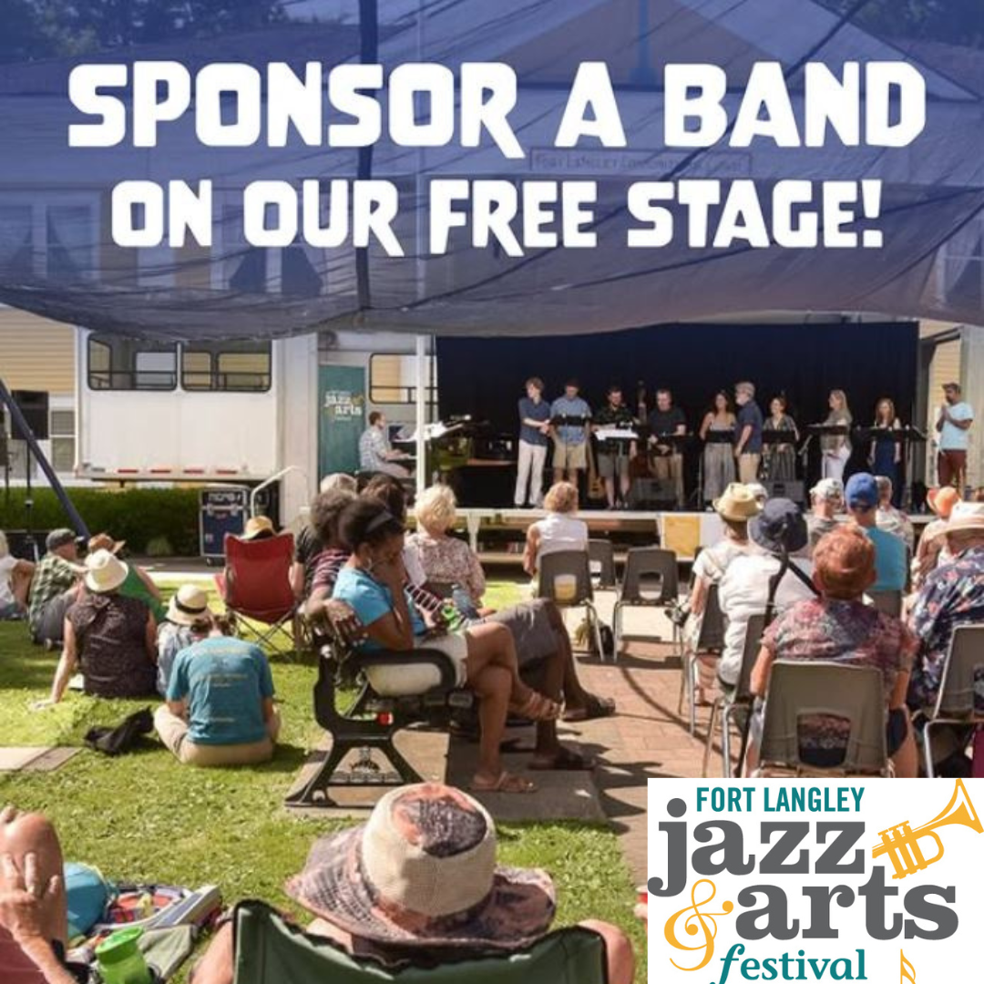Image for Sponsor a Band Today - Fort Langley Jazz & Arts Festival