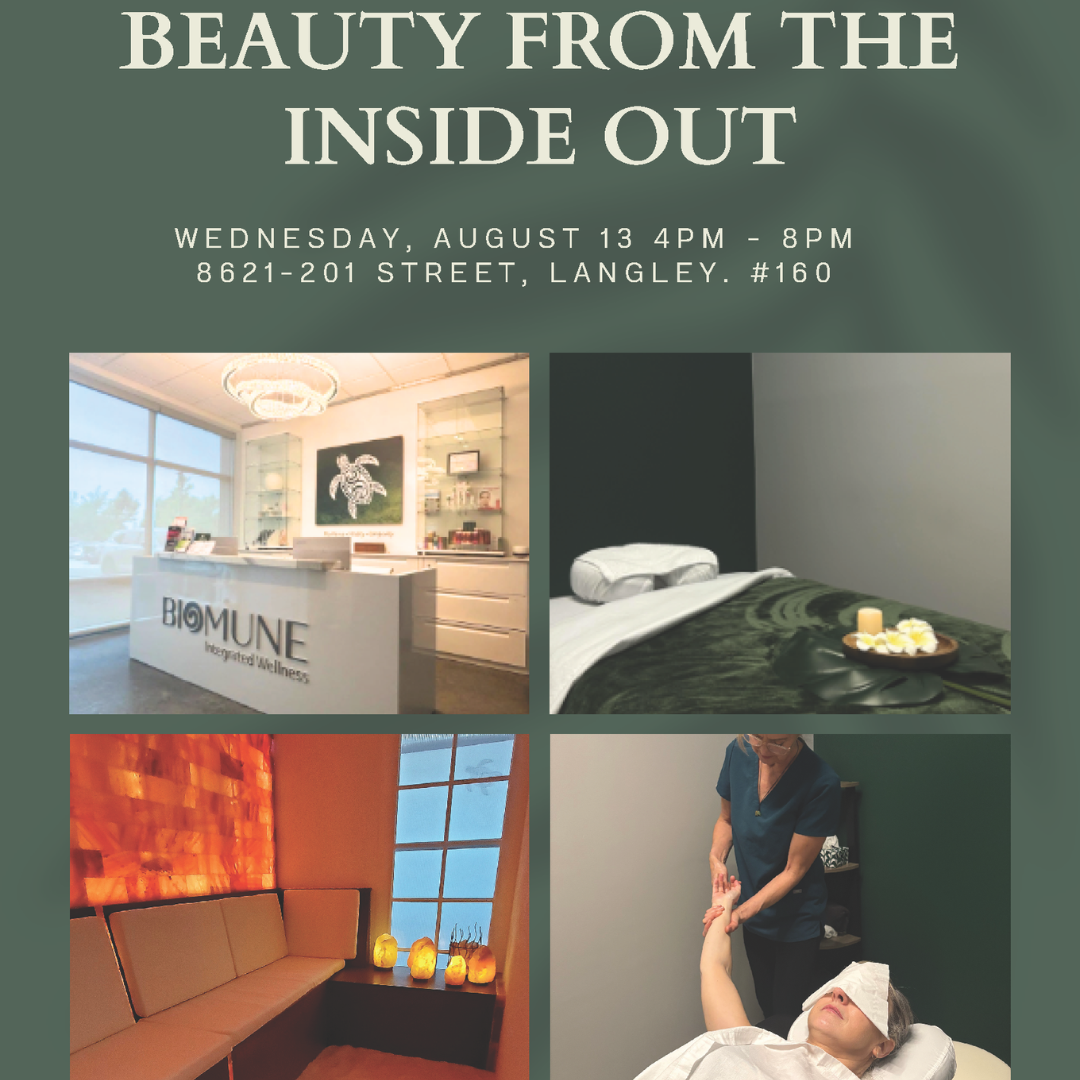 Image for Biomune Integrated Wellness Hosts Event; Beauty From The Inside Out on August 13