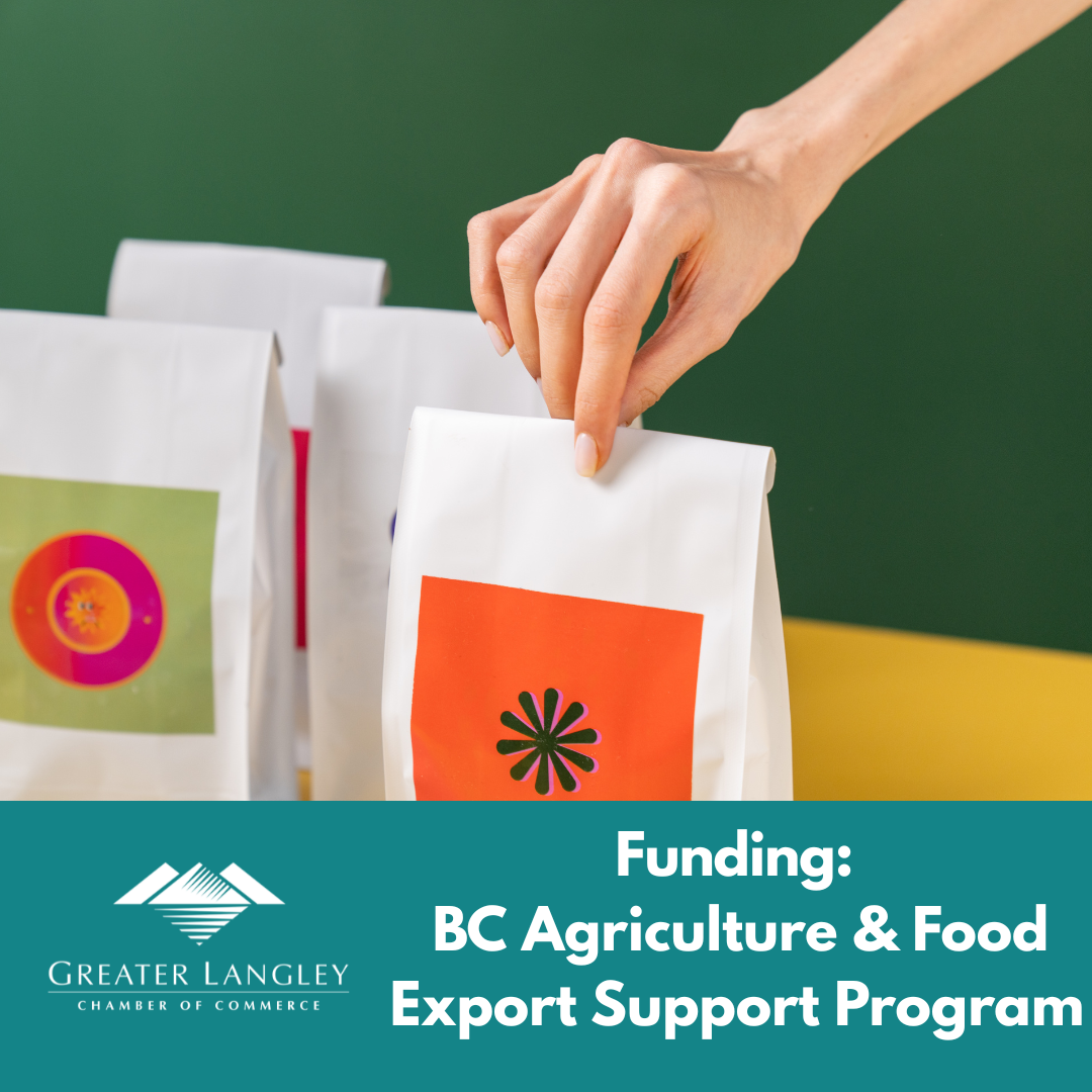 Image for ​Funding:   BC Agriculture & Food Export Support Program Applications Close September 5