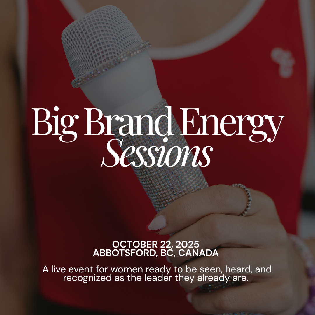 Big Brand Energy Session in Abbotsford October 22
