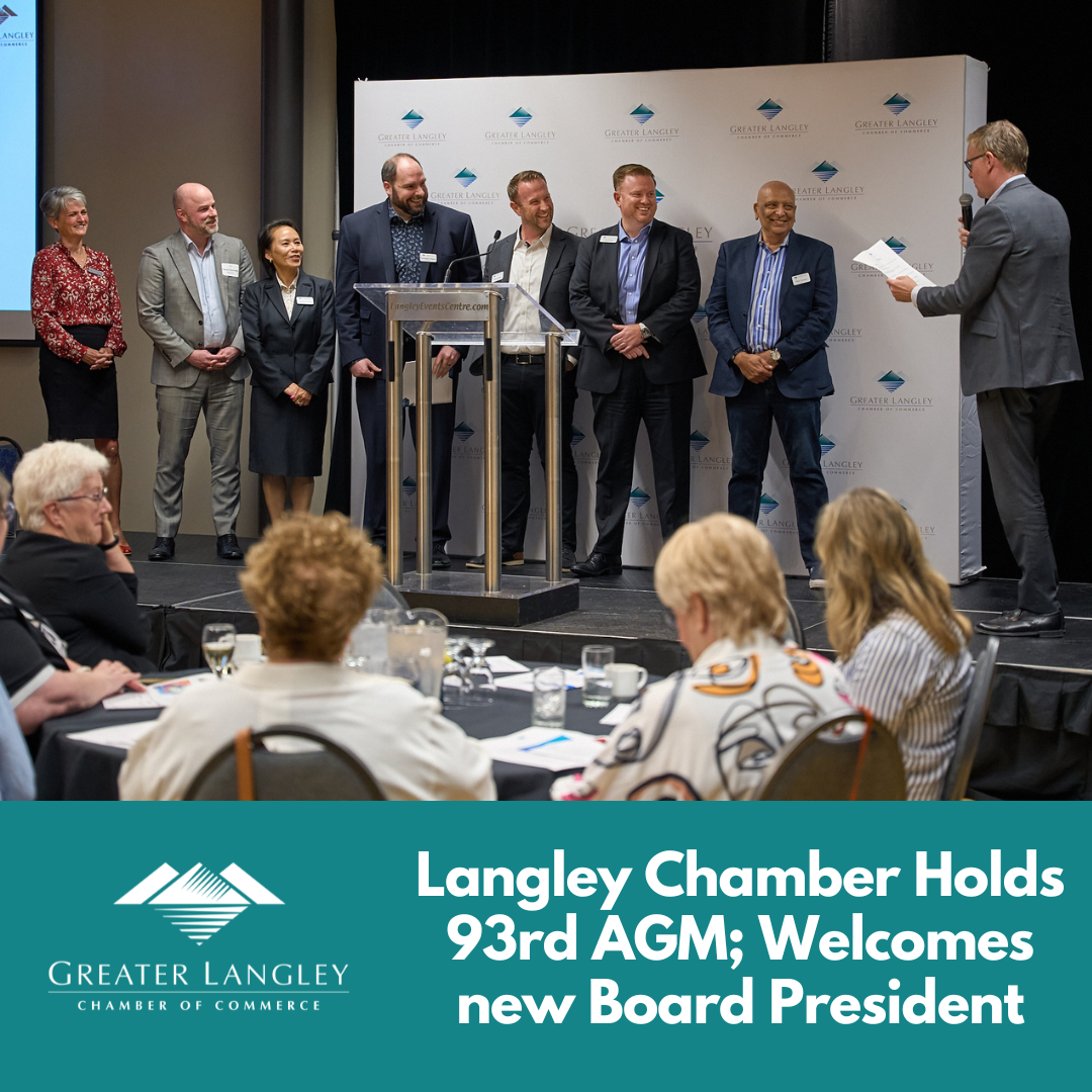 Image for Langley Chamber Hosts 93rd Annual General Meeting; Welcomes New Board President