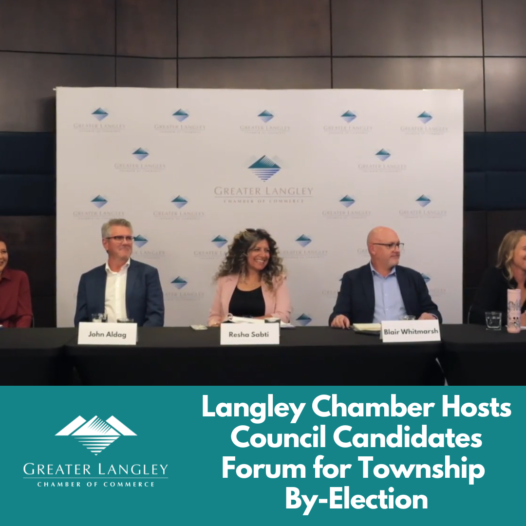 Image for Langley Chamber Hosts Council Candidates Forum for Township By-Election