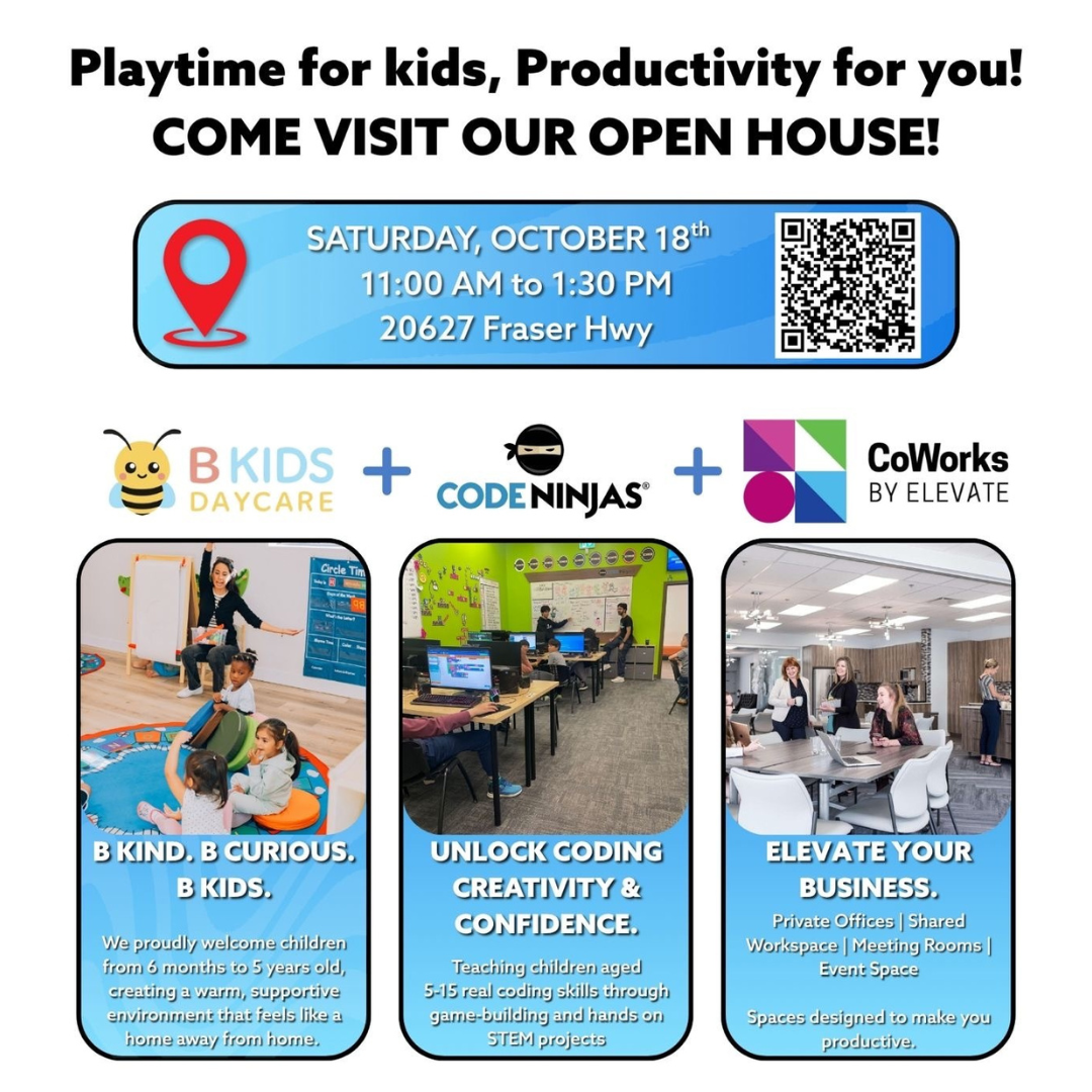 Image for Family Fun & Community Connections at CoWorks Langley This Weekend