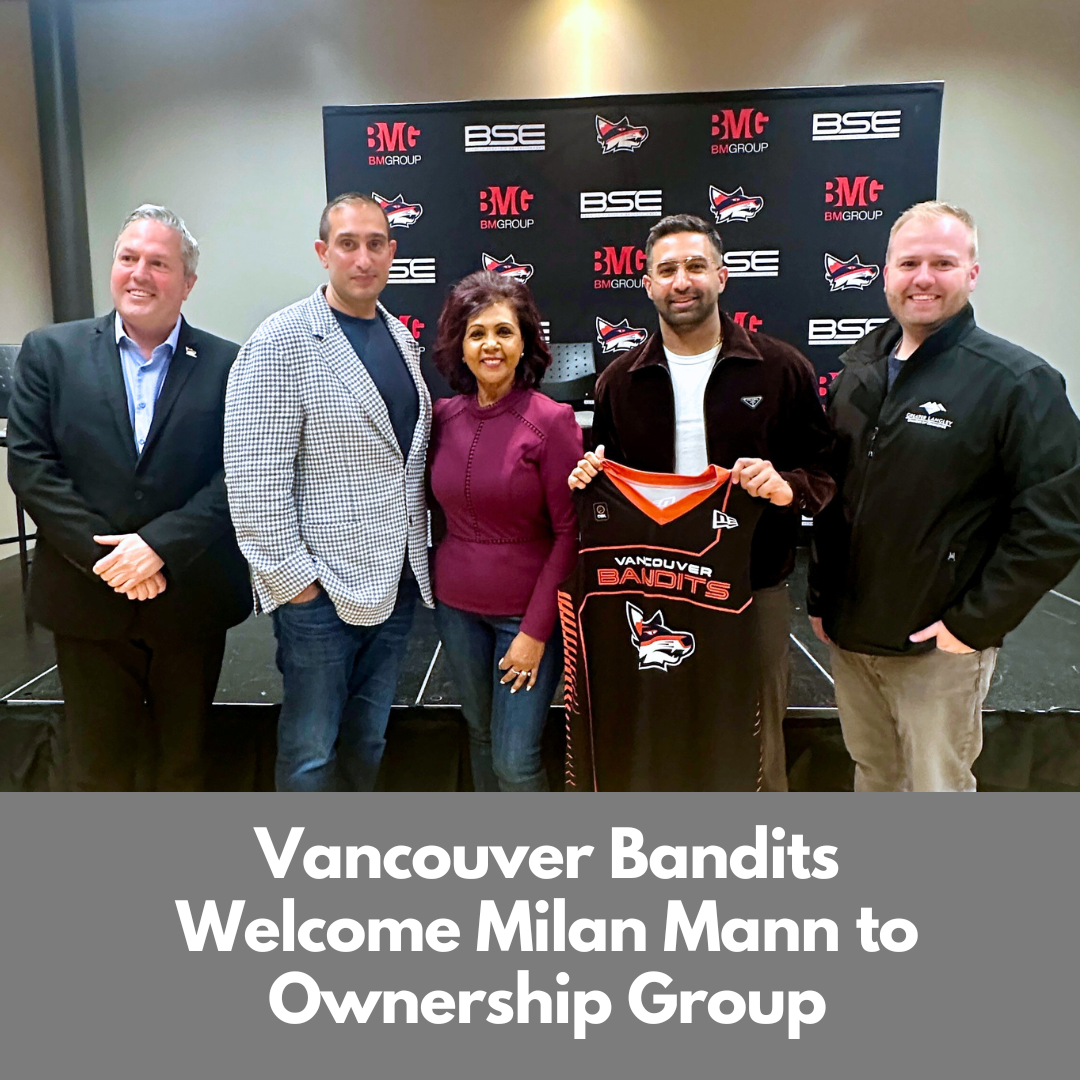 Image for Vancouver Bandits Welcome Milan Mann to Ownership Group