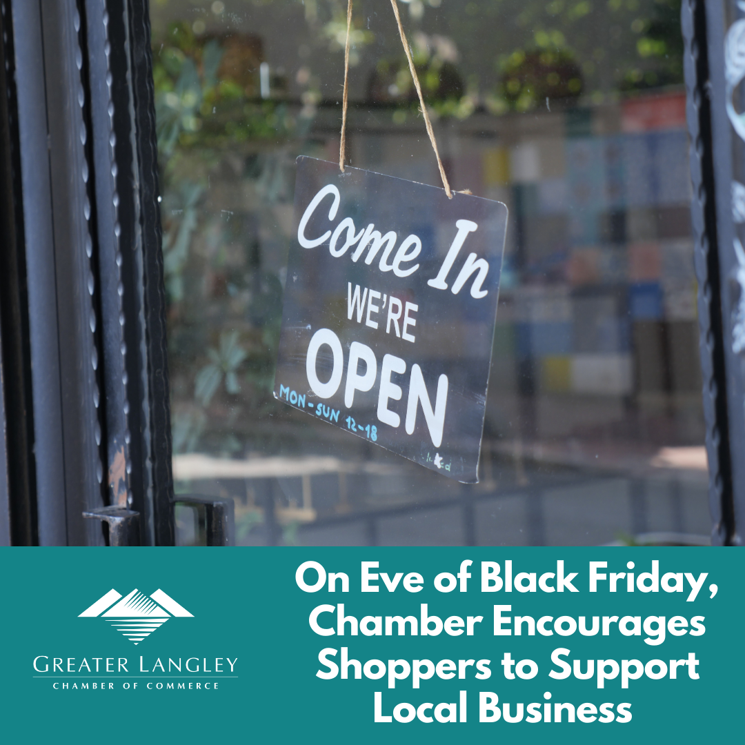 Image for ​On Eve of Black Friday, Chamber Encourages Shoppers to Support Local Business After Tumultuous Year