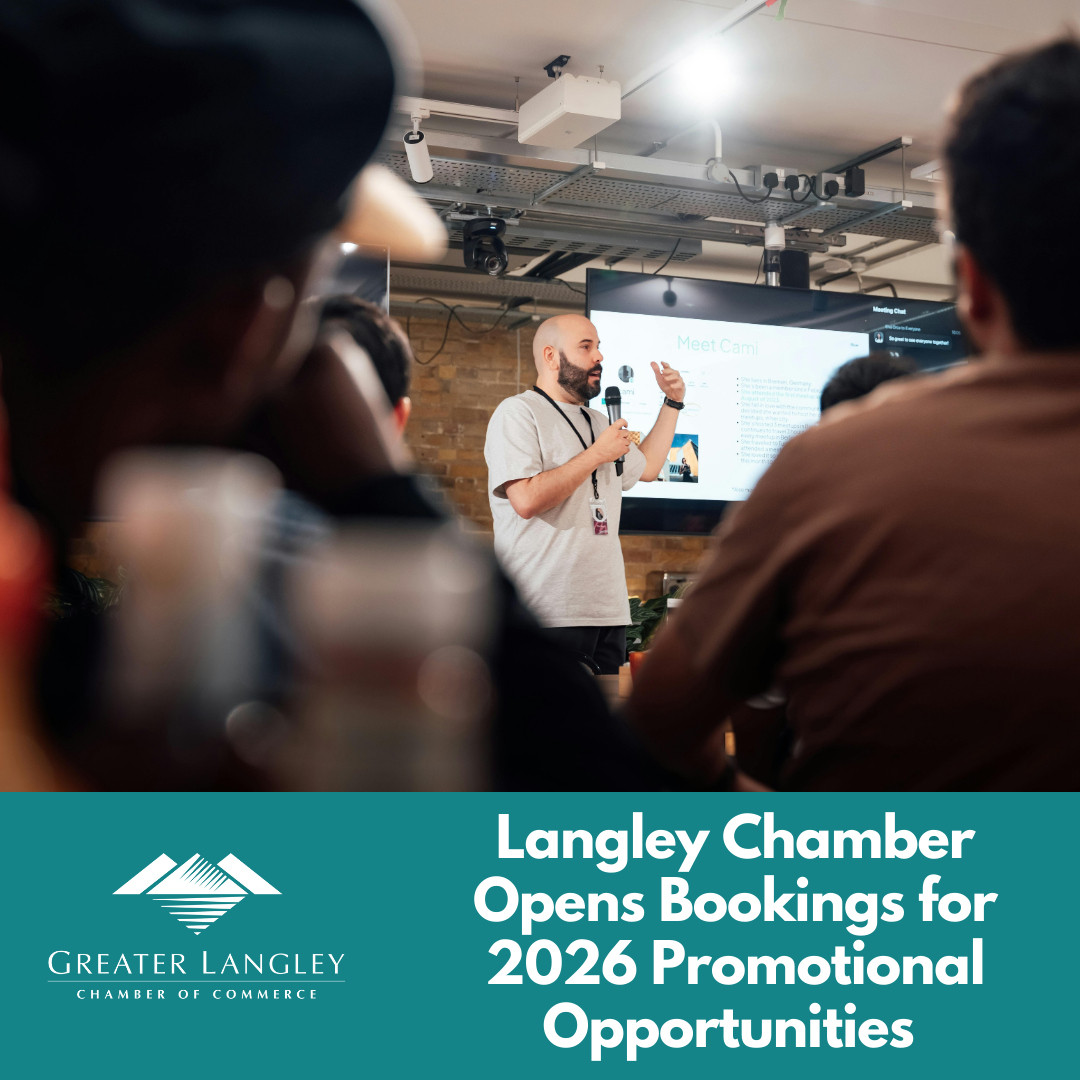 Image for Langley Chamber Opens Bookings for 2026 Promotional Opportunities