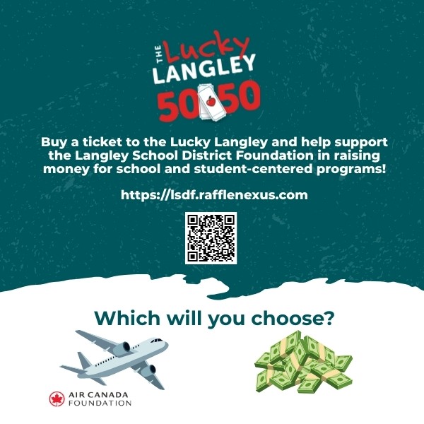 Image for ​Langley School District Foundation Launches Lucky Langley 50/50 Draw