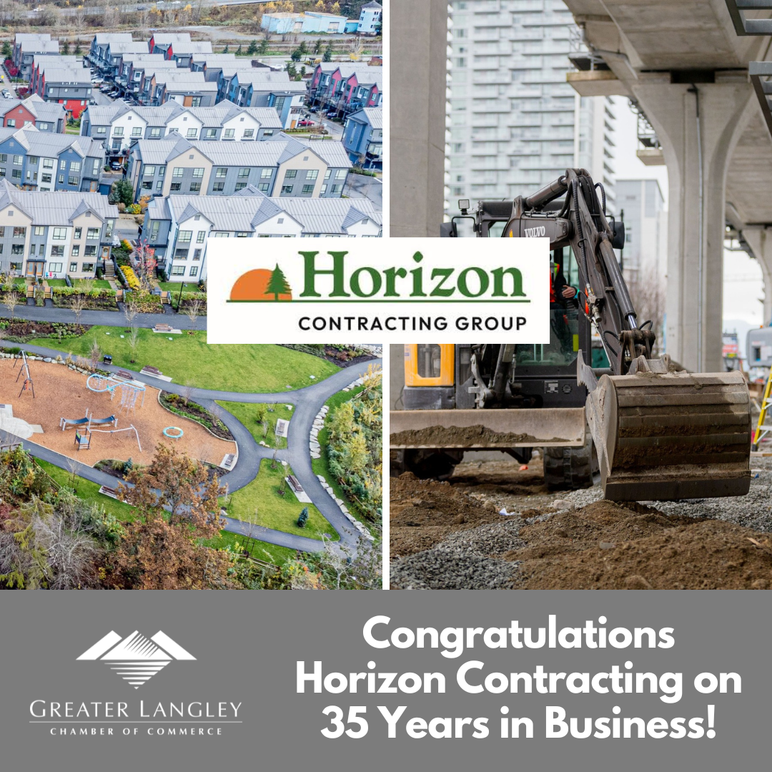 Image for Langley Chamber Congratulates Horizon Contracting on 35 Years in Business!