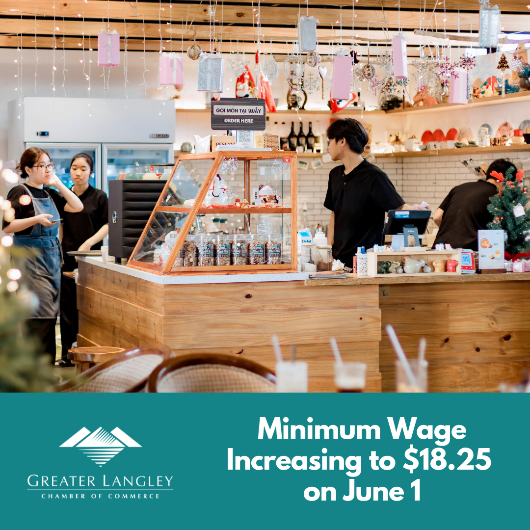 Image for BC Minimum Wage Increasing to $18.25 on June 1, 2026: Key Facts