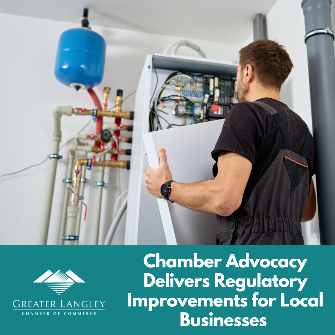 Image for ​Langley Chamber Advocacy Delivers Regulatory Improvements for Local Businesses