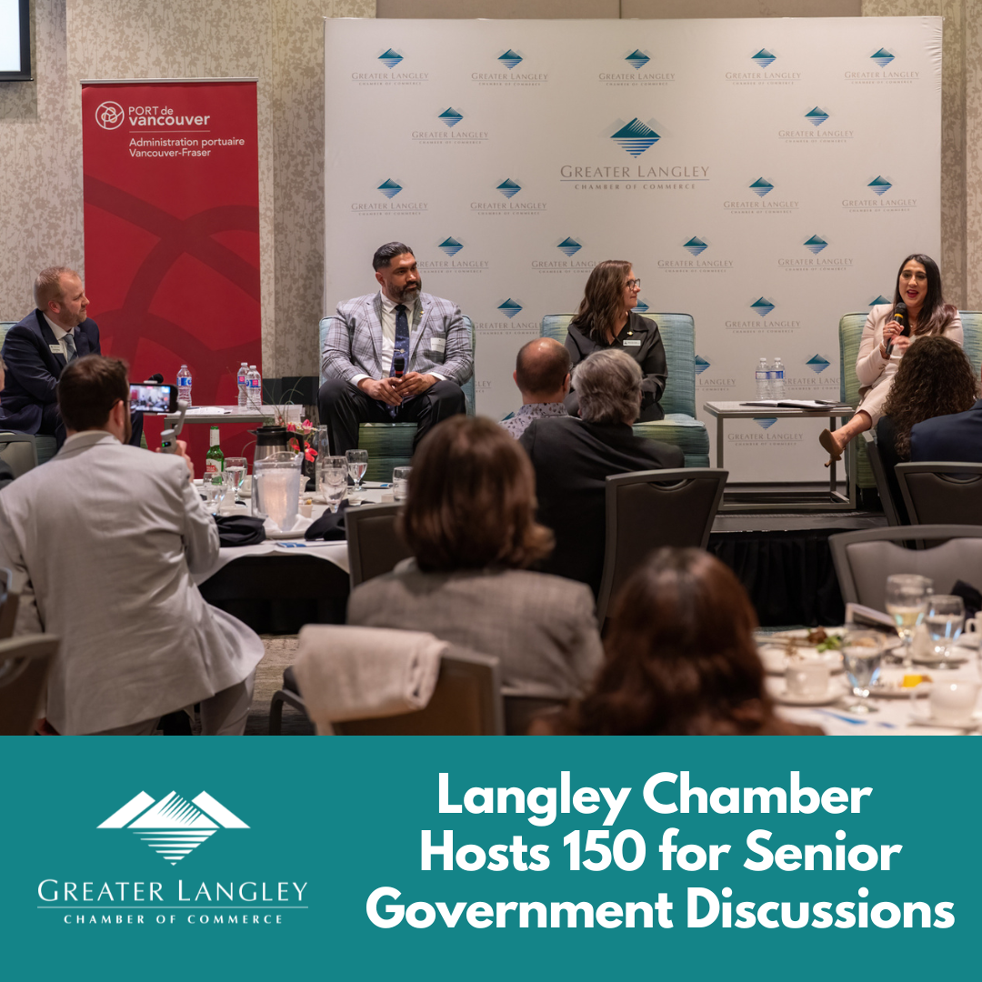 Image for ​Langley Chamber Hosts 150 for Senior Government Representatives Dinner
