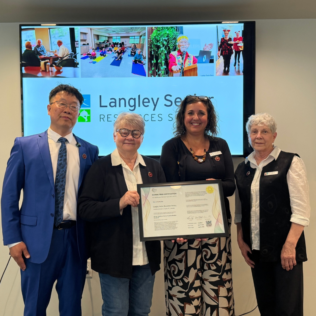 Image for Kate Ludlam of Langley Senior Resources Society Receives Global Fred Award for Outstanding Leadership