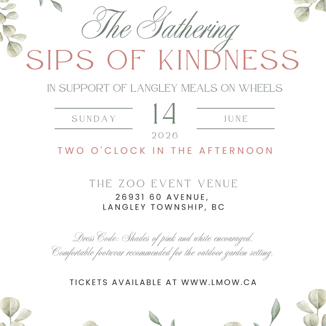 Image for Langley Meals on Wheels Hosts The Gathering — Sips of Kindness
