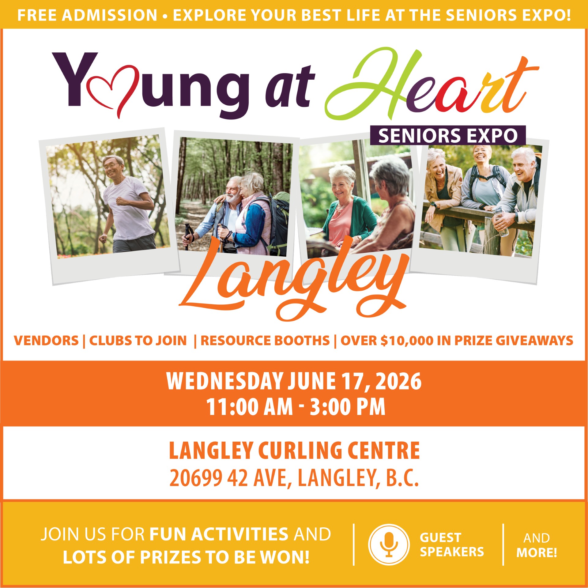 Image for Young at Heart Seniors Expo Coming to Langley on June 17