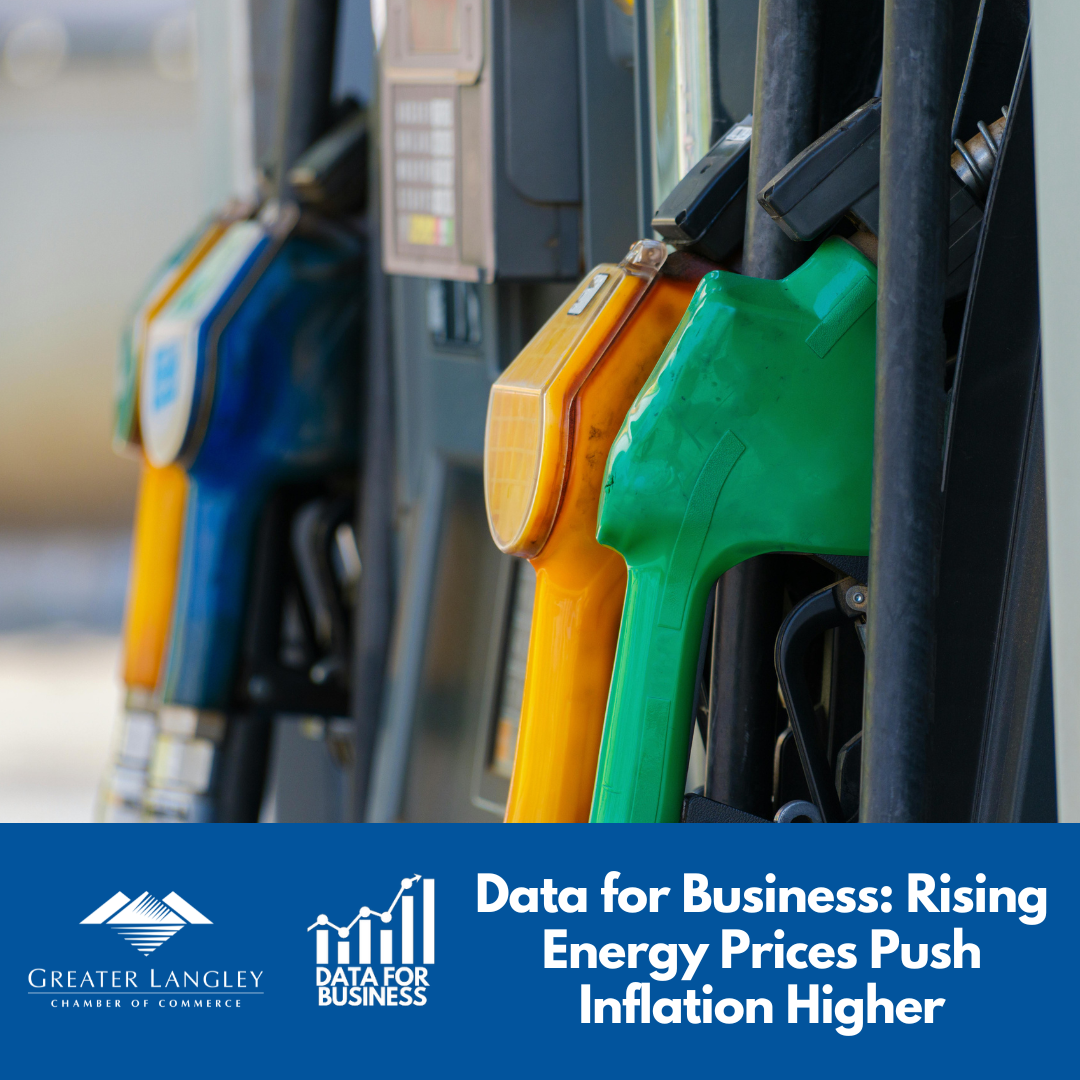 Image for Data for Business: Rising Energy Prices Push Inflation Higher
