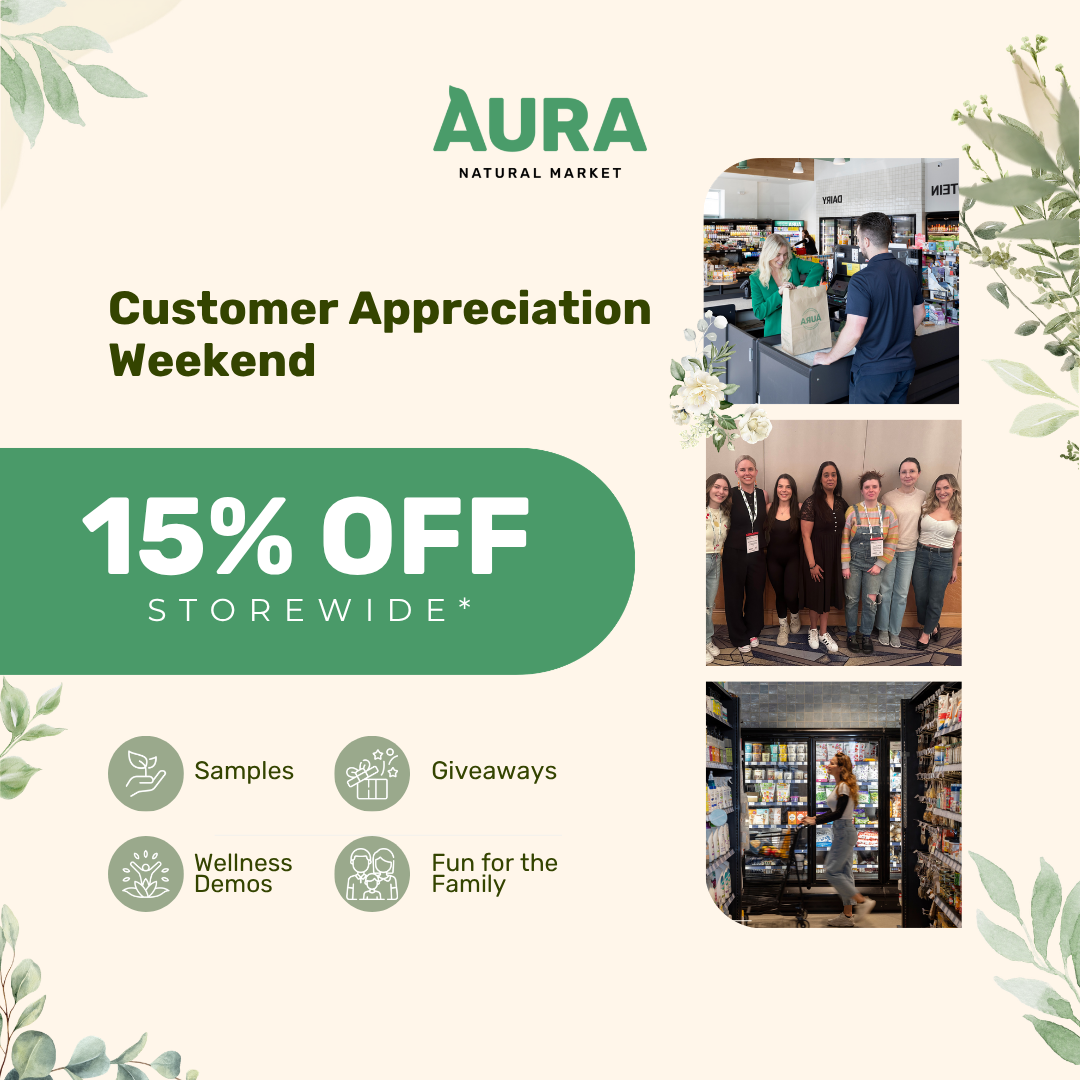 Image for Aura Natural Market Hosting Customer Appreciation Weekend