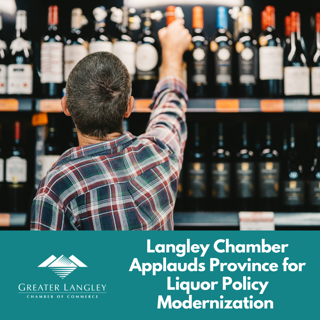 Image for Langley Chamber Applauds Province on Liquor Policy Modernization