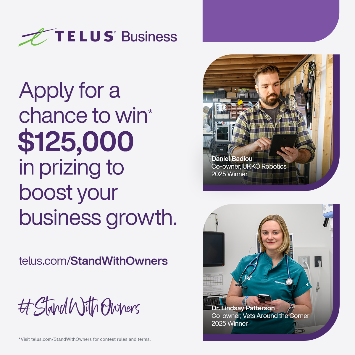 Image for TELUS #StandWithOwners is back