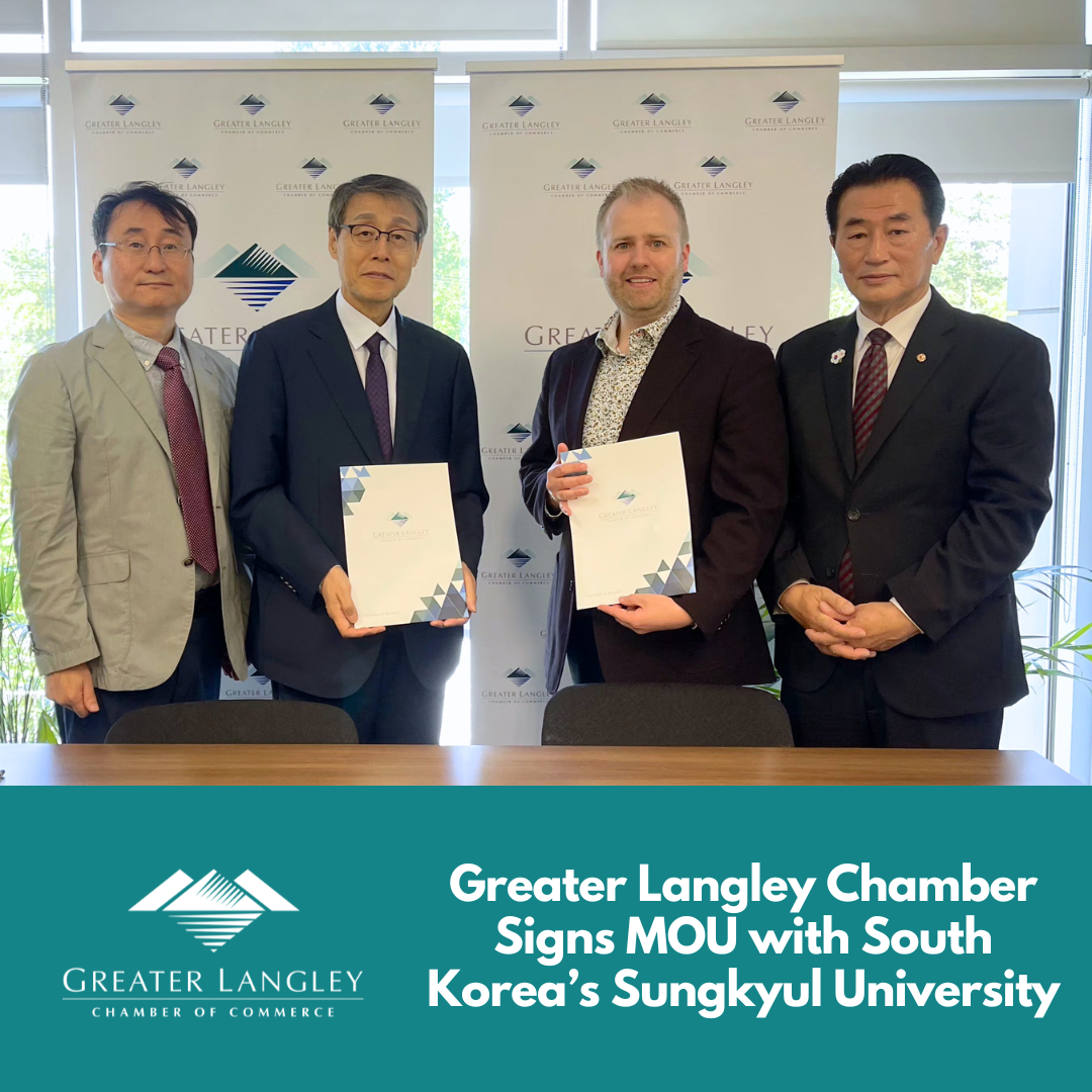 Image for Greater Langley Chamber Signs MOU with South Korea’s Sungkyul University