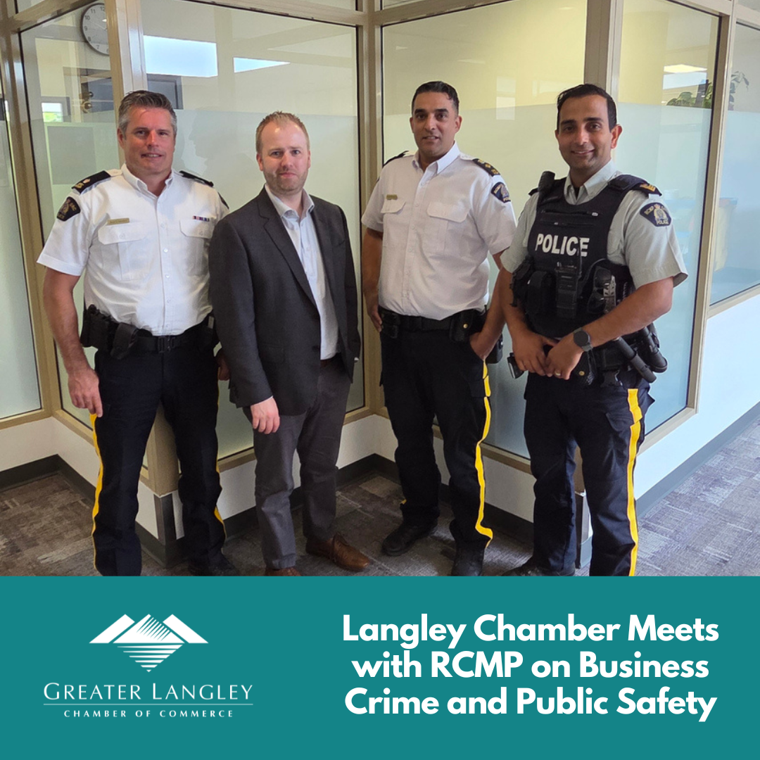 Image for Langley Chamber Meets with RCMP on Business Crime and Public Safety