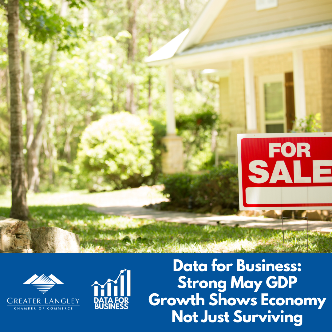Image for Data for Business: Strong May GDP Growth Shows Economy Not Just Surviving