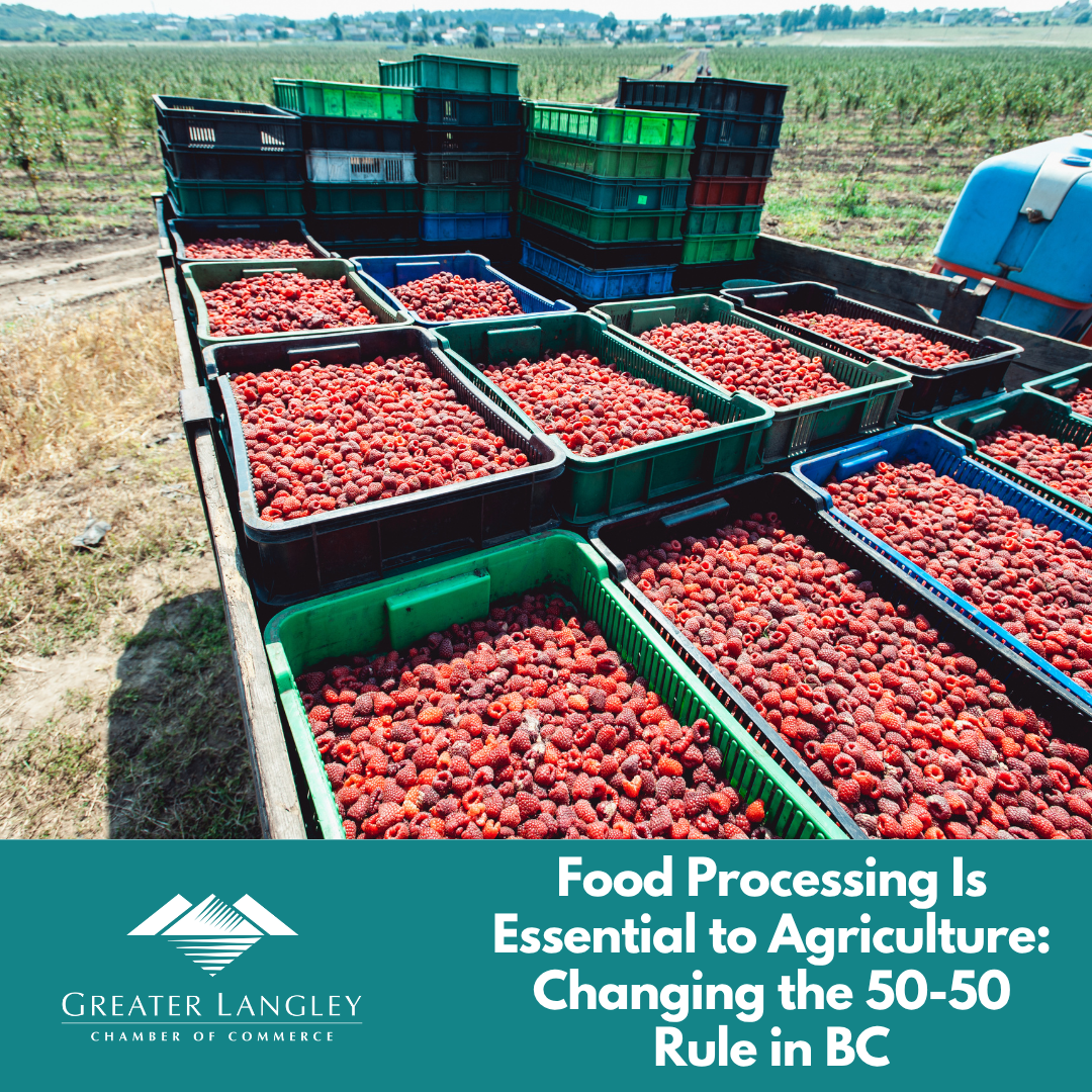 Image for Food Processing Is Essential to Agriculture – Changing the 50-50 Rule in BC