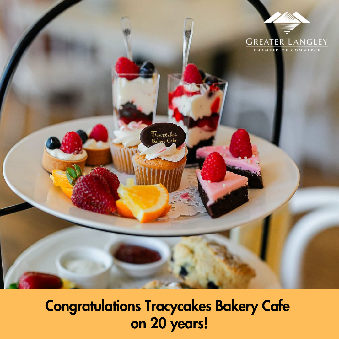 Image for Langley Chamber Congratulates Tracycakes Bakery Cafe on 20 Years in Business