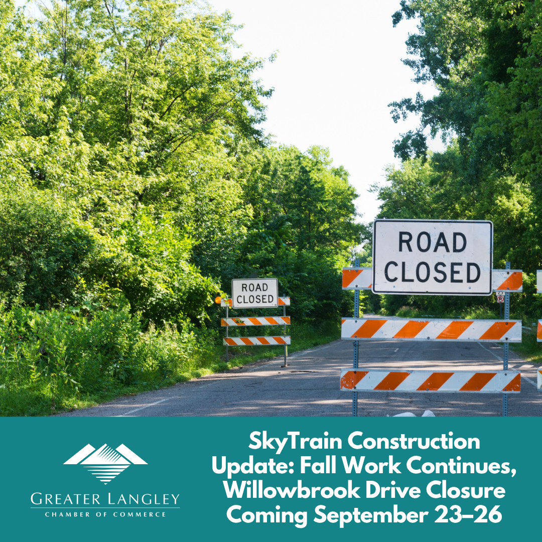 Image for SkyTrain Construction Update: Fall Work Continues, Willowbrook Drive Closure Coming September 23–26