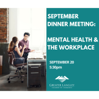 September Dinner Meeting: Mental Health & the Workplace 