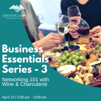 Business Essential Series #3 - Networking 101 with Wine and Charcuterie