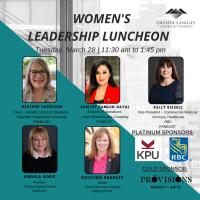 March General Meeting:  Women's Leadership Luncheon 