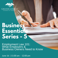 Business Essential Series # 5  - Employment Law 101- What Employers & Business Owners Need to Know 