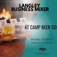 Langley Business Mixer at Camp Beer  