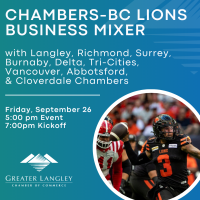 Joint Chambers-BC Lions Business Mixer 2025