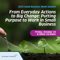 Small Business Week 2025 - From Everyday Actions to Big Change: Putting Purpose to Work in Small Business