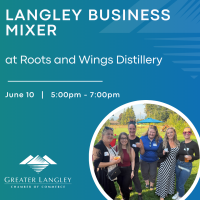 Langley Business Mixer at Roots and Wings Distillery