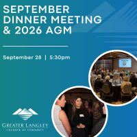 September Dinner Meeting and 2026 AGM