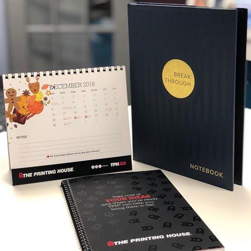 Calendar and notebooks