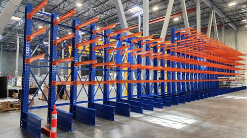 Cantilever racking in stock