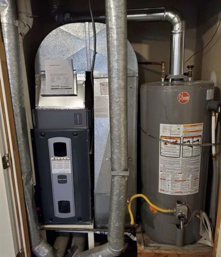 Recent Furnace job we did for local home owners