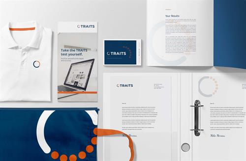 Brand Identity, Logo Design + Many Marketing Assets for TRAITS