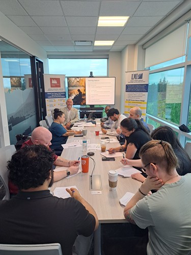 Recent leadership training event in Langley BC