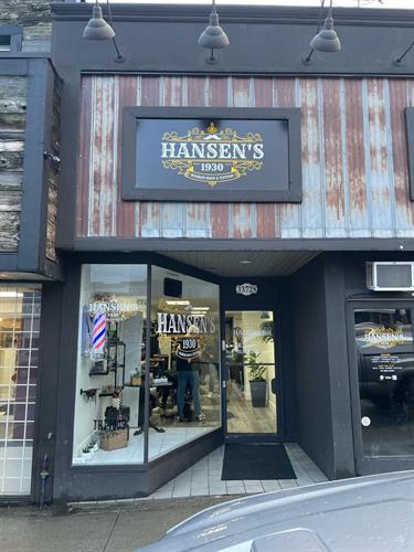 Storefront signage and window graphics