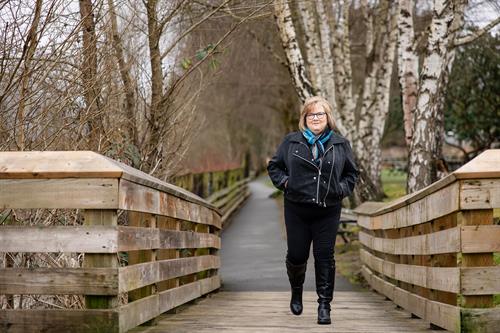 Spring walk in Fort Langley