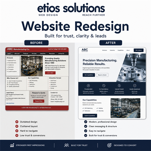 Website Redesign Built for Trust, Clarity & Leads