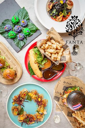 Hero shot of our sister restaurant, Food by Fanta - Langley