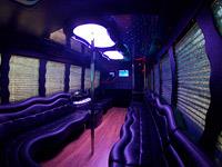 Interior pic of 20 passenger Party Bus