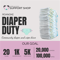 Huddle Up Moms Diaper Duty Collection Drive